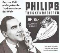 ... die Küchenmaschine Piccolo mit "Fernsehkoch" Clemens Wilmenrod (um 1956) ...