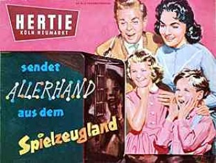 Hertie sendet allerhand aus dem Spielzeugland