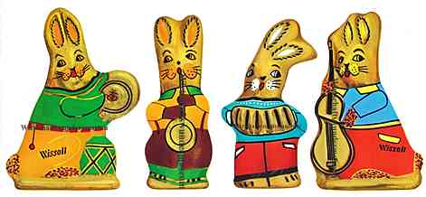 Ostern 1960er Jahre Wissoll Schokolade Ostern 1960er Jahre Wissoll Schokolade