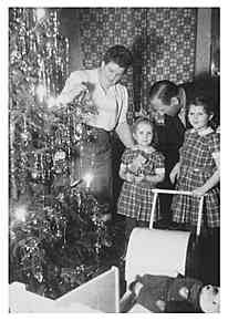 Foto Weihnachten DDR 1950er Jahre