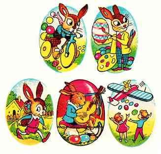 Ostern Abziehbilder 1960er Jahre Ostern Abziehbilder 1960er Jahre