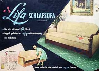 Schlafsofa 50er Jahre