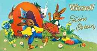 Ostern 1960er Jahre Wissoll Schokolade Ostern 1960er Jahre Wissoll Schokolade