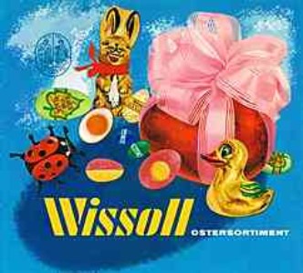 Ostern 1960er Jahre Wissoll Schokolade