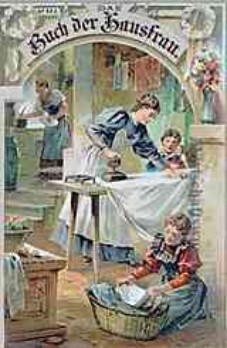 "Buch der Hausfrau" von Lovica von Pröpper, Verlag von Ensslin und Laiblin, Reutlingen "Buch der Hausfrau" von Lovica von Pröpper, Verlag von Ensslin und Laiblin, Reutlingen