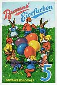 Brauns Eierfarben 50er Jahre Brauns Eierfarben 50er Jahre